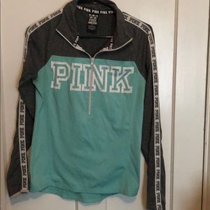 Pink ultimate half zip